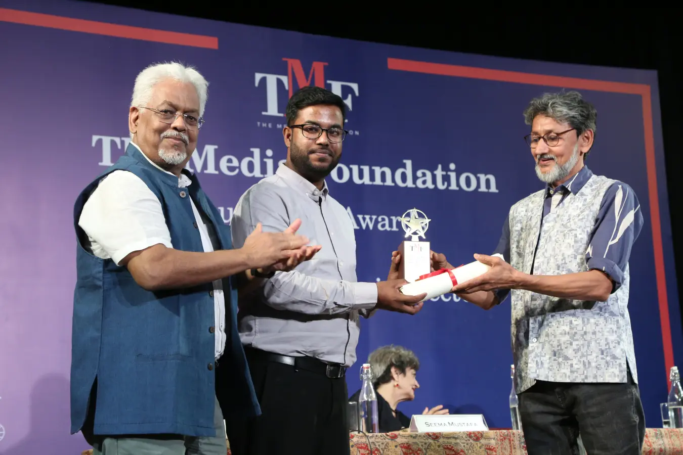 Politician and psephologist Yogendra Yadav speaks at The Media Foundation IIC Media Dialogue on How India Voted