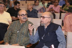 Prof Ashis Nandy in the audience