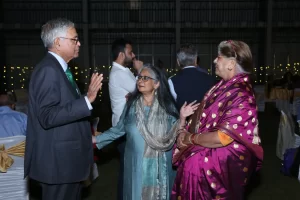 TMF member Nupur Basu with IIC Director KN Shrivastava