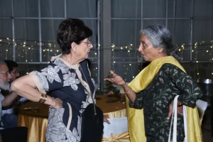 TMF members Maja Daruwala and Pamela Philipose